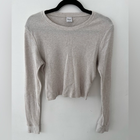 Aritzia TNA thermal long sleeve top - Picture 1 of 6